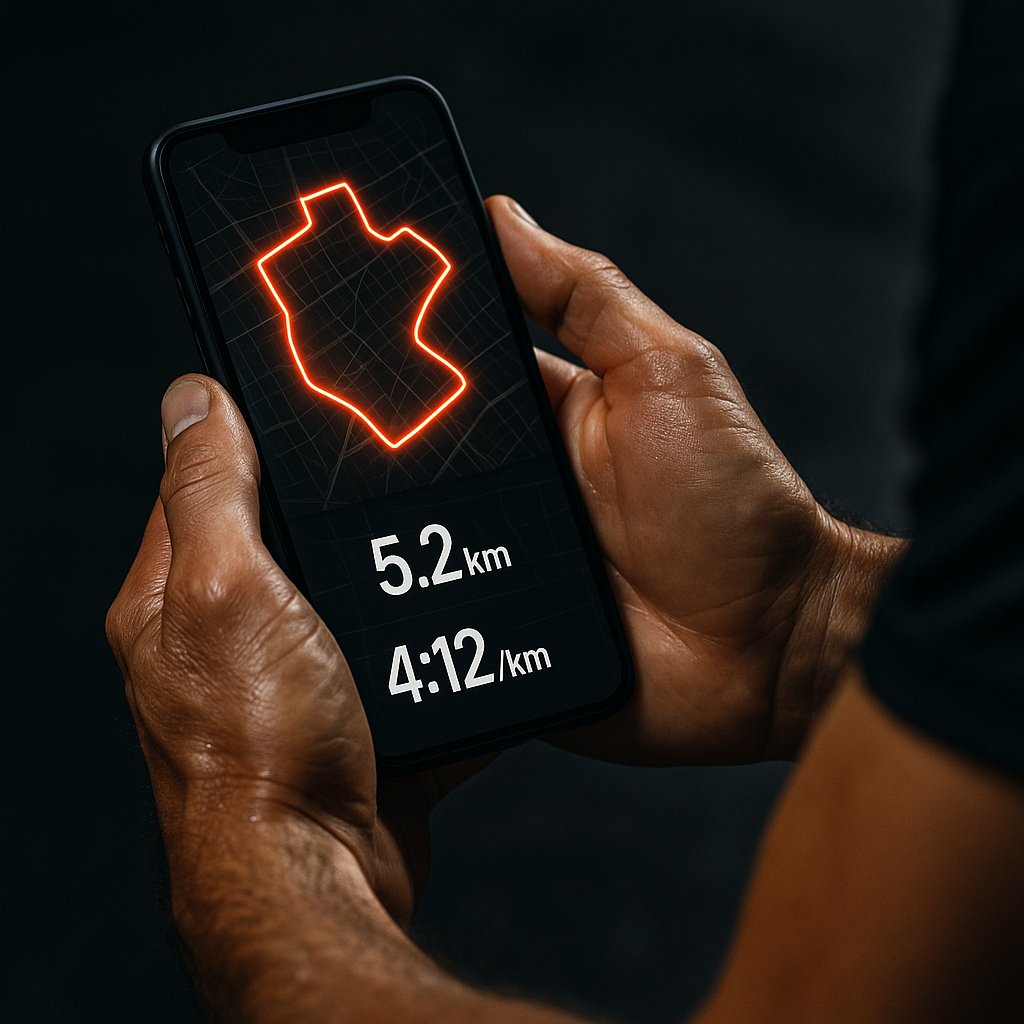 GPS challenge tracking on phone